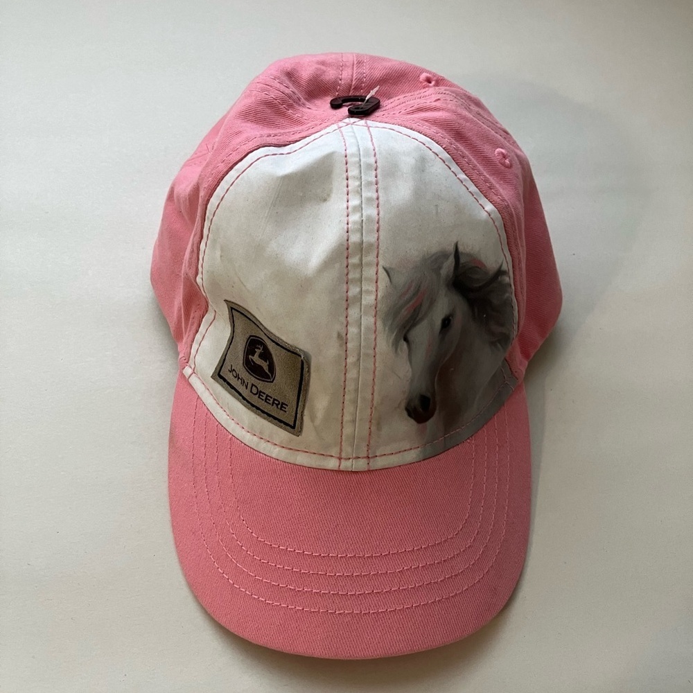 John Deere Toddler‎ Girls Hat Pony Pink One Size